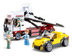 Sluban Set de construcție Sluban Town M38-B0879 - Camion de tractare cu platformă basculantă