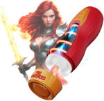 Masturs Solara - melegítő fel-le mozgó AR maszturbátor (piros) - shop