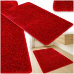 Decorator Home Fürdőszobaszőnyeg Csúszásgátló 50x80 Piros Vastag Puha Bordó 3D (Dywanik Łazienkowy antypoślizgowy brązowy)