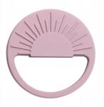 MilaBaby Szilikon rágóka természetes fogó Boho Rózsaszín Prémium (#C471E)