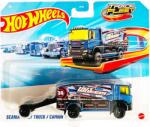Mattel Hot Wheels: Camion transport Scania Rally Truck, scară 1/64 - Mattel (HYT56/JMK06)