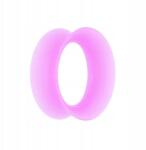  Vékony Szilikon Nyereg Alakú Alagút Fülbevaló, Lila, 14mm (TP2026-PURPLE14mm)