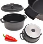 kamille Hagyományos Alumínium Fazék Fedővel Gáz Indukciós Kamille (KM4456)