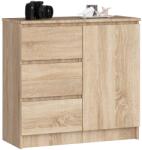  Komód K80 Jerry 1d 3sz Pk Sonoma Tölgy