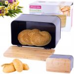 Kamille Kenyértartó Zsemletartó Friss Kenyér Vágódeszkával Kamille (KM1116)