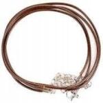 Fandy Barna kapoccsal ellátott zsinór nyaklánc készítéséhez