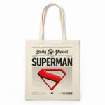 Cerdá Superman Daily Planet shopping bag, bevásárlótáska 40 cm (CEP2100006209)