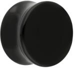  Plug Akril Drum Nyereg Piercing Alagutak Füldugók Fekete 30mm (PJ071-BLACK30mm)
