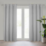 Takoy Öko stílusú sötétítő függöny LATIKA lenvászon keverékkel 140 x 250 cm-HF-448312