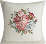 Takoy Díszpárnahuzat vastagabb gobelin anyagból virágmintával
