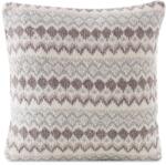 Takoy Díszpárnahuzat EVITA geometriai mintával és csillogó ezüst szállal steppelt