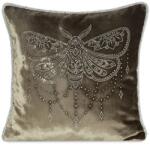 Takoy Bársony díszpárnahuzat ROYAL 8 kristály pillangómintával