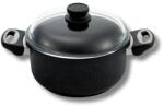 SKK Titán-gyémánt fazék fedővel, 28 cm, mélység 16 cm