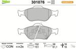 VALEO Sada brzdových platničiek kotúčovej brzdy VALEO 301076 (301076)