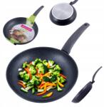 kamille Hagyományos Márvány Serpenyő Vastag 28 cm Indukciós Gáz Kamille (KM4123)