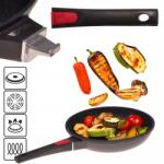 kamille Márvány Serpenyő Robusztus Vastag Levehető Fogantyú Gáz Indukció Kamille (KM4470)