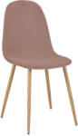 pakoworld Scaun de dining Bella din catifeamar putred, Natural, 43x52x89 cm (270-000043)