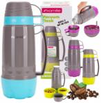 kamille Termosz Kulacs Termikus Üvegbetét két pohár és egy tál 1l Kamille (KM2080)