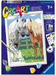 Ravensburger Creart Gyerekeknek: Boldog Lovak (4005556237081)