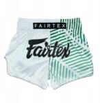 Fairtex Muay Thai Fairtex Racer rövidnadrág, fehér-zöld, M-es méret, széles szabás (FX-BS1923-M)
