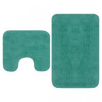 VidaXL Set covorașe baie, 2 buc. , textil, turcoaz (133236) - izocor Covor baie