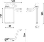 MAHLE Výmenník tepla vnútorného kúrenia MAHLE AH 335 000P (AH 335 000P)
