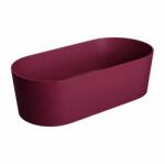 Foglia Cada freestanding compozit, burgundy mat, 180x76 cm, Foglia Terra (640450181103-BUR)