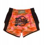  Fairtex Rövidnadrág Muay Thai Camo BS1711 Narancssárga/Fekete S (FX-BS1711-S)