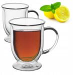 Kamille Thermo Poharak Kávéscsészék Latte Teák 2 db-os Szett Kamille (KM9014)