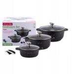 kamille Alumínium Edények Edénykészlet Komplett Fedő Indukciós Gáz (4430)