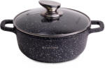 kamille Alumínium Edény Fedővel Gáz Indukciós Kicsi 2, 3l Kő (KM 4404)