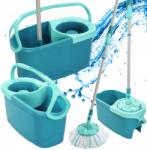 Leifheit Forgó Mop Vödörrel Leifheit Ergo Kerek Felmosófej Clean Twist 34CM (52101)
