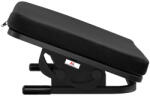 Maclean MC-460 Ergonomic Footrest Leg Foot Rest Infinitely Adjustable Angle Under Desk Removable Cushion Cushioned (MC-460) - compzone