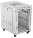 Lanberg FF01-6815-12SL állvány 15U Szabadonálló állvány Szürke (FF01-6815-12SL)