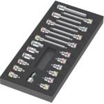 Wera 9723 9723 Inserție din spumă cu chei tubulare Zyklop B 3/8" Set 1, 22 bucăți (05150113001)