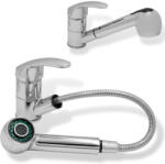 Gamma Atut Mosogató Csaptelep - Kihúzható, Zuhanyfejes Króm (BAt-ch) - rent-xgranit