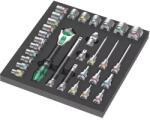 Wera 9722 ratchet and socket set 8000 C Zyklop 1/2" Set 1 in foam insert 31-piece (05150112001) - 24mag