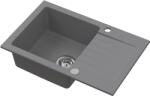 Ruvetti Pineko chiuvetă din granit 68x44.2 cm gri/grafit/onix 3001PN_GR140_W (3001PNGR140W) Chiuveta