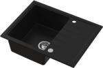 Ruvetti Axel chiuvetă din granit 65x50 cm negru 3001AX_BC120_W (3001AXBC120W) Chiuveta