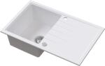 Ruvetti Axel chiuvetă din granit 79x50 cm alb 3001AX_WH160_W (3001AXWH160W) Chiuveta