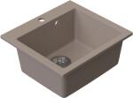 Ruvetti Ditto chiuvetă din granit 49x45 cm bej 3001D_BE50_W (3001DBE50W) Chiuveta