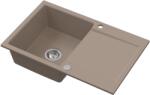 Ruvetti Signum chiuvetă din granit 79x50 cm bej 3001S_BE160_W (3001SBE160W) Chiuveta