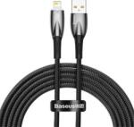 Baseus Glimmer Series Cablu de date cu încărcare rapidă USB-A - Lightning 2, 4A 2m Negru