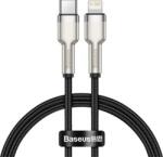 Baseus Cafule Metal Series Cablu de date USB-C - Lightning 20W 0, 25m Negru