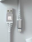 Mobilonline Cablu Kevlar ECO CABLE USB/Lightning 1, 2 m 60W alb
