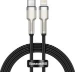 Baseus Cafule Metal Series Cablu de date USB-C - Lightning 20W 1m Negru