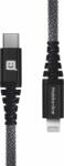 Mobilonline Cablu Kevlar EKO CABLE USB-C/Lightning 0, 3 m 60W antracit