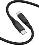 Mobilonline EKO CABLE Cablu USB/Lightning din silicon 1, 2 m 60W Negru