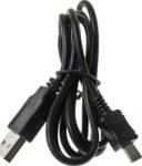 Aligator Cablu de date Aligator MicroUSB 2A cu conector MicroUSB prelungit (potrivit pentru telefoane rezistente) 1 m negru