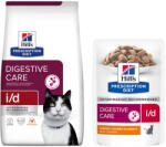 Hill's Prescription Diet 8kg+12x85g Hill's Prescription Diet száraztáp és hozzáillő nedvestáp ingyen! - i/d Digestive Care csirke